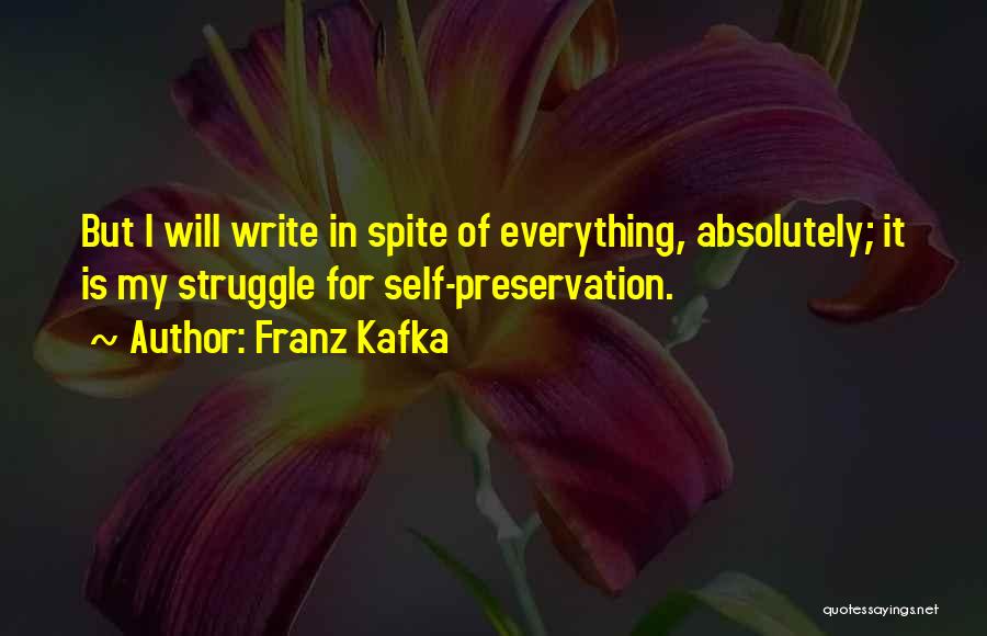 In Spite Of Everything Quotes By Franz Kafka