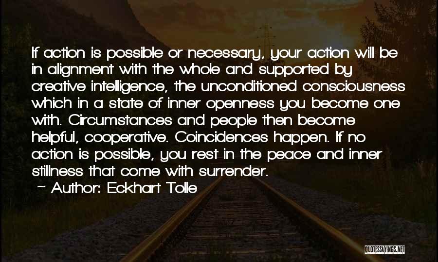 In Stillness Quotes By Eckhart Tolle