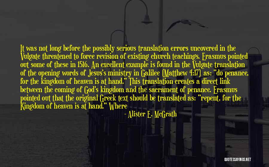 In Text Quotes By Alister E. McGrath In Text Quotes By Alister E. McGrath