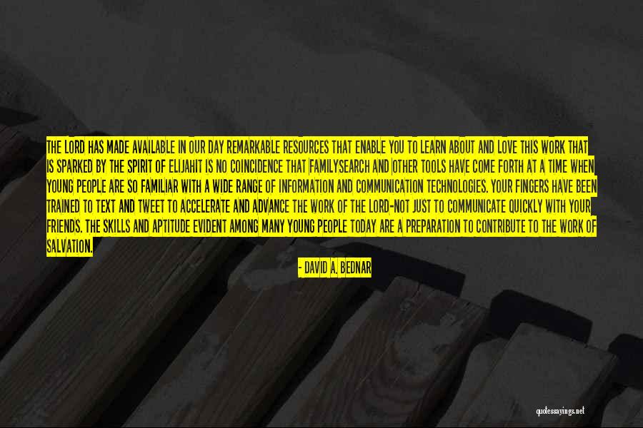 In Text Quotes By David A. Bednar In Text Quotes By David A. Bednar