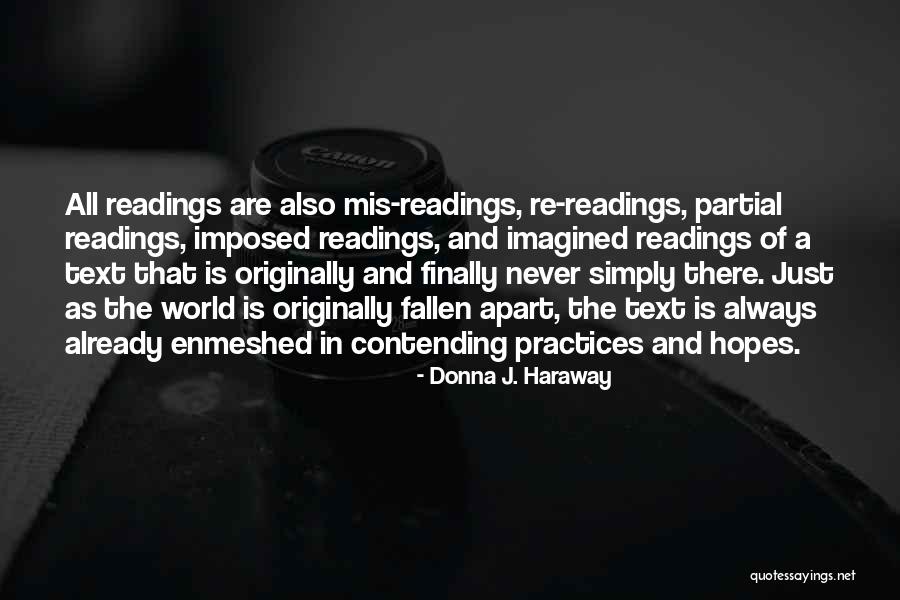 In Text Quotes By Donna J. Haraway In Text Quotes By Donna J. Haraway