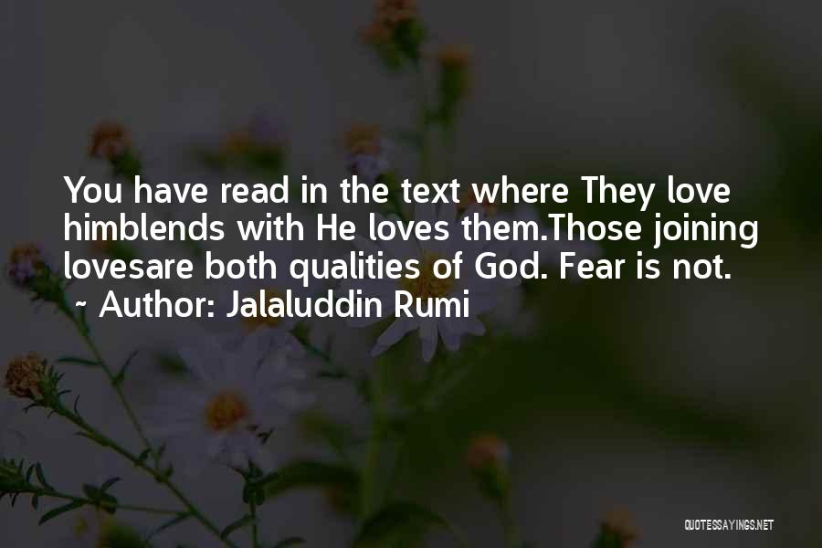 In Text Quotes By Jalaluddin Rumi
