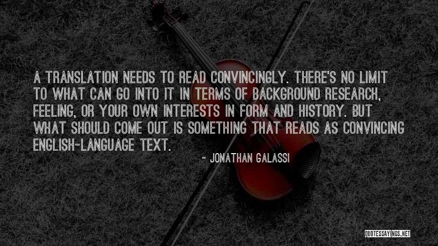 In Text Quotes By Jonathan Galassi