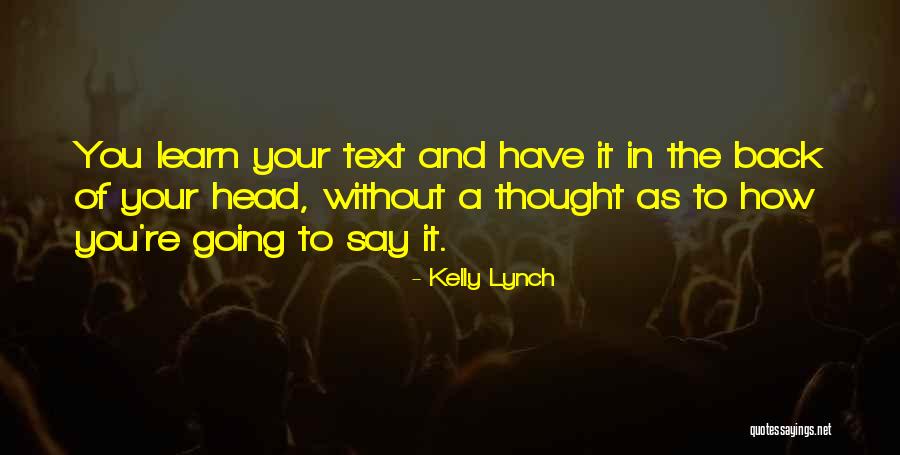 In Text Quotes By Kelly Lynch In Text Quotes By Kelly Lynch