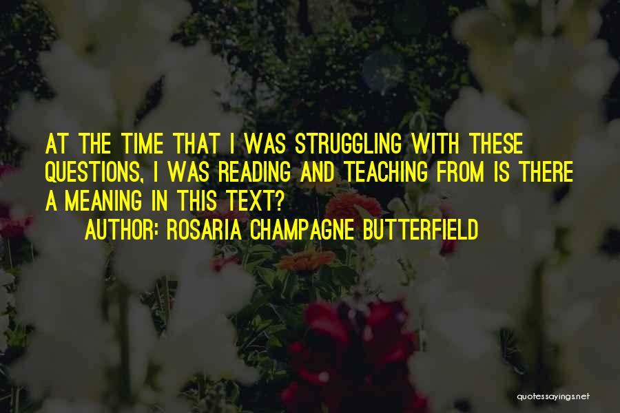 In Text Quotes By Rosaria Champagne Butterfield