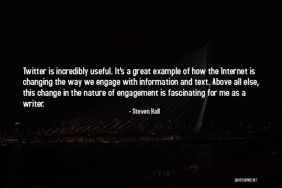 In Text Quotes By Steven Hall In Text Quotes By Steven Hall