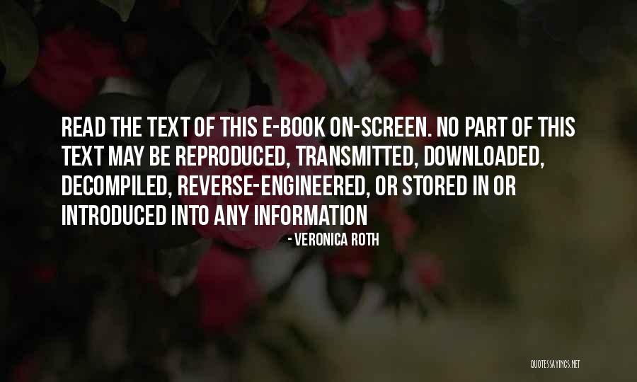 In Text Quotes By Veronica Roth