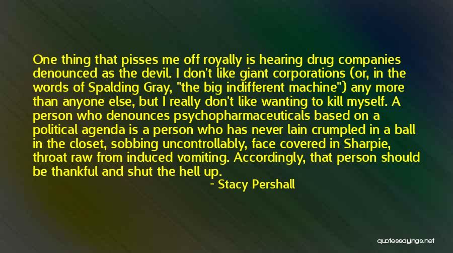 In The Closet Quotes By Stacy Pershall