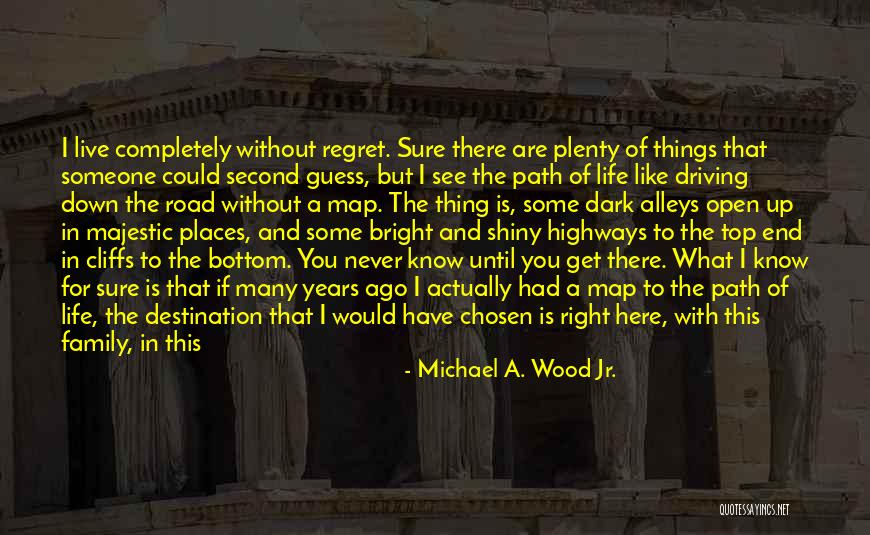 In The End All You Have Is Family Quotes By Michael A. Wood Jr.