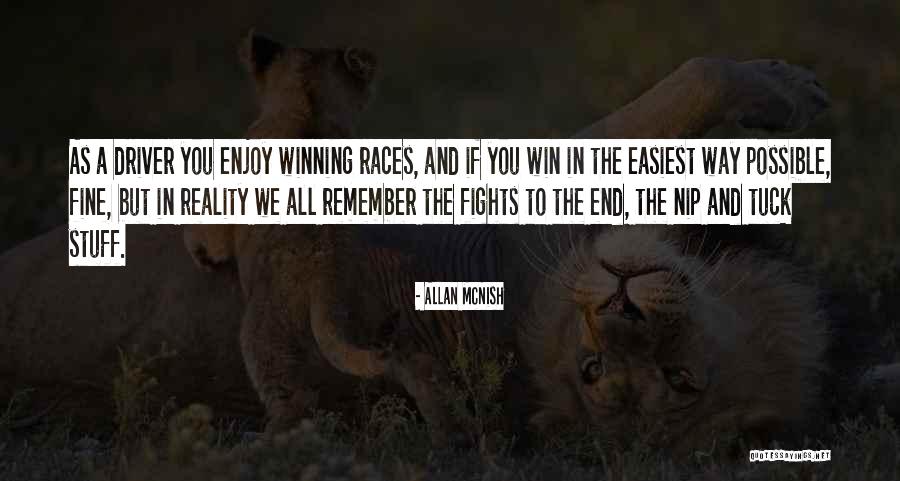 In The End I Will Win Quotes By Allan McNish