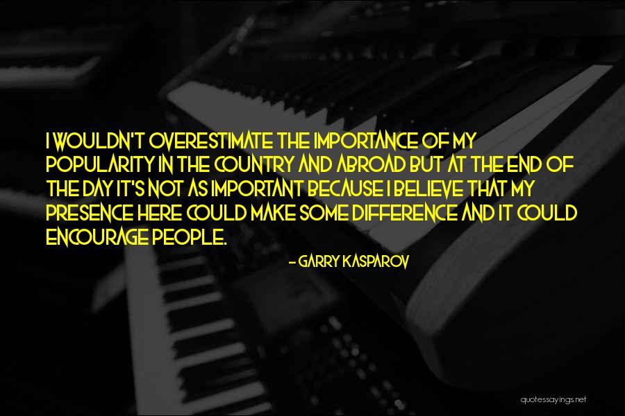 In The End Quotes By Garry Kasparov