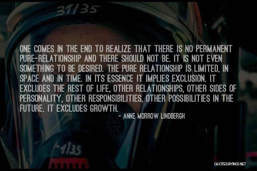 In The End Relationship Quotes By Anne Morrow Lindbergh In The End Relationship Quotes By Anne Morrow Lindbergh