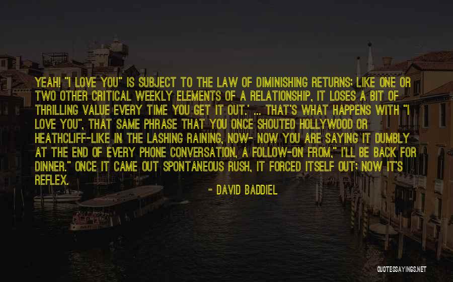 In The End Relationship Quotes By David Baddiel In The End Relationship Quotes By David Baddiel
