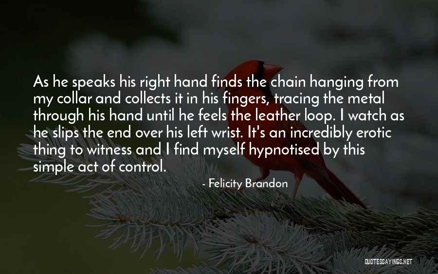 In The End Relationship Quotes By Felicity Brandon In The End Relationship Quotes By Felicity Brandon