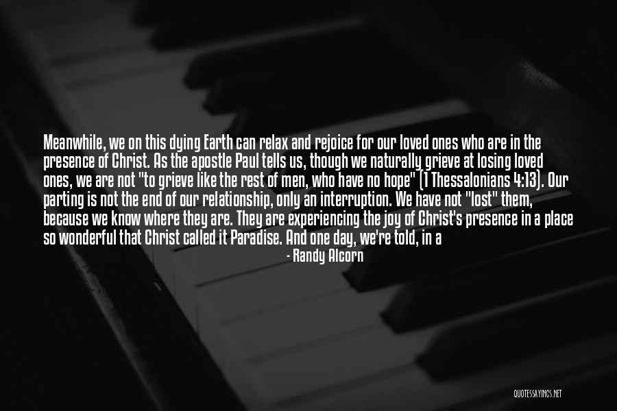In The End Relationship Quotes By Randy Alcorn In The End Relationship Quotes By Randy Alcorn