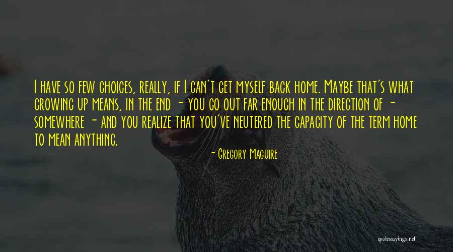 In The End You Realize Quotes By Gregory Maguire In The End You Realize Quotes By Gregory Maguire