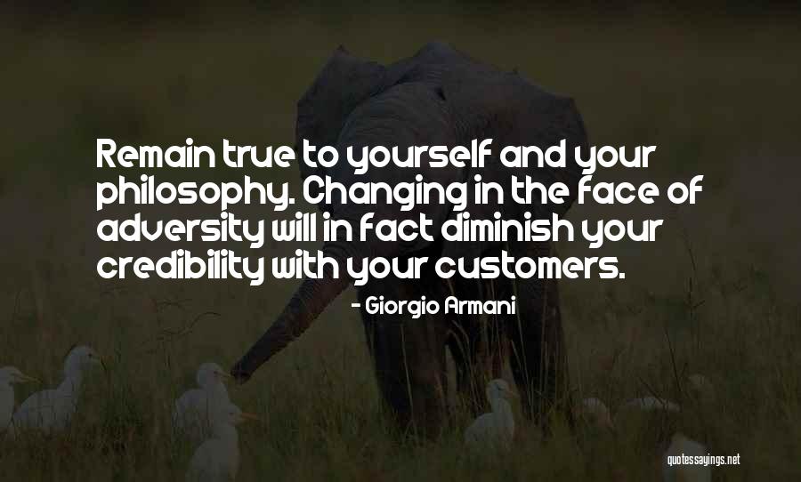 In The Face Of Adversity Quotes By Giorgio Armani In The Face Of Adversity Quotes By Giorgio Armani