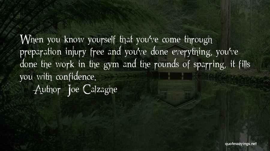 In The Gym Quotes By Joe Calzaghe