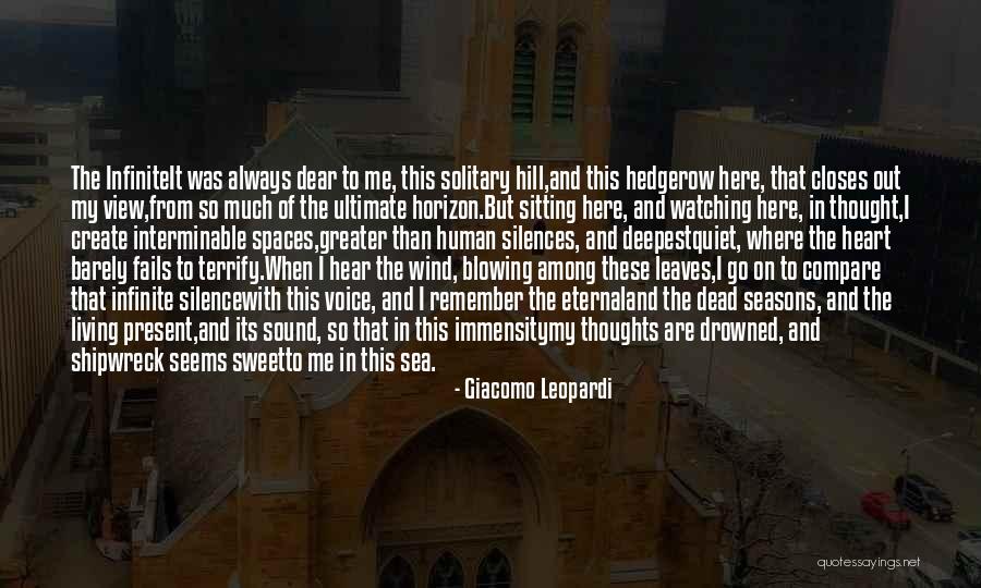 In The Heart Of The Sea Quotes By Giacomo Leopardi