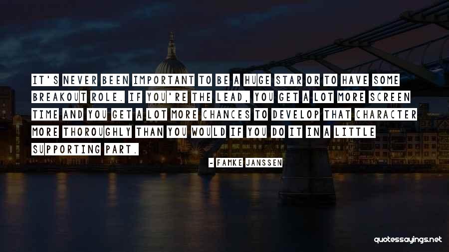 In The Lead Quotes By Famke Janssen In The Lead Quotes By Famke Janssen