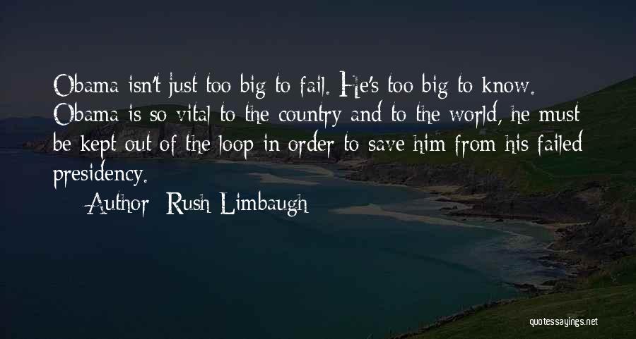 In The Loop Quotes By Rush Limbaugh