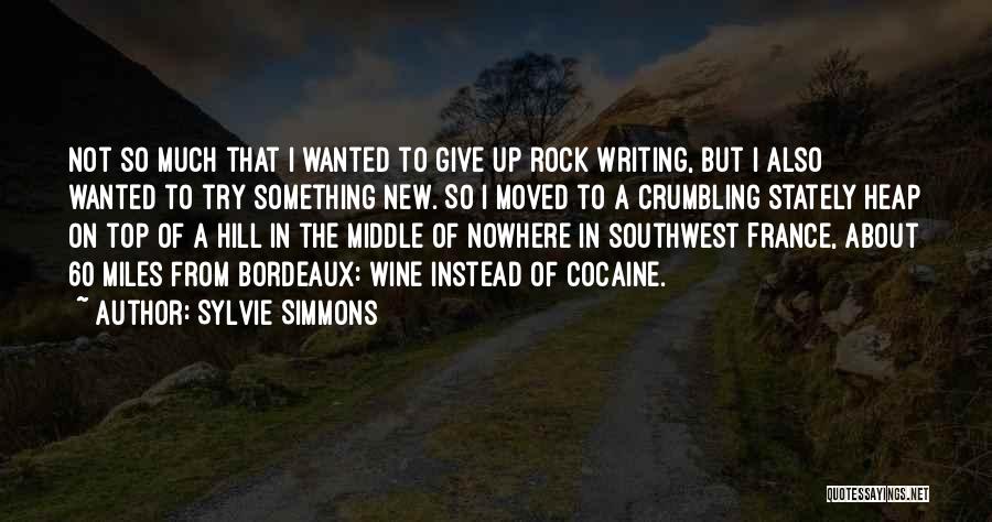 In The Middle Of Nowhere Quotes By Sylvie Simmons