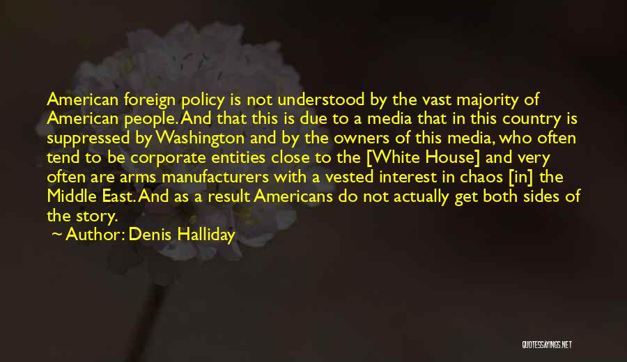 In The Middle Of Quotes By Denis Halliday