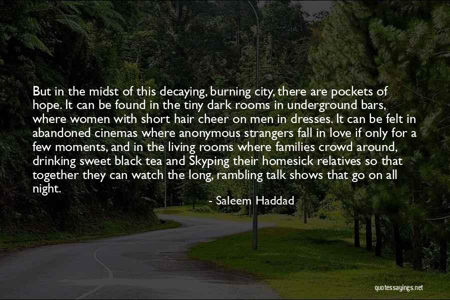 In The Middle Of The Crowd Quotes By Saleem Haddad