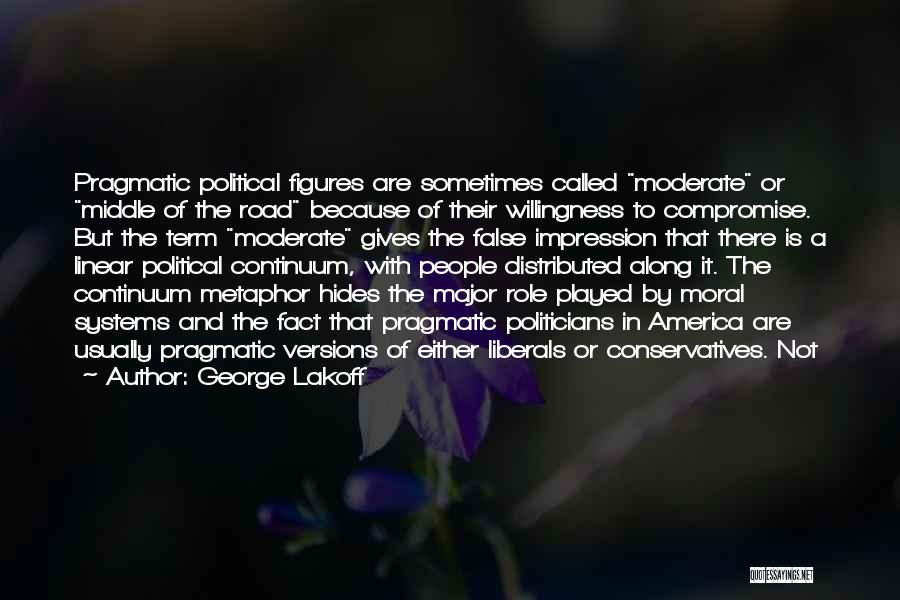 In The Middle Of The Road Quotes By George Lakoff