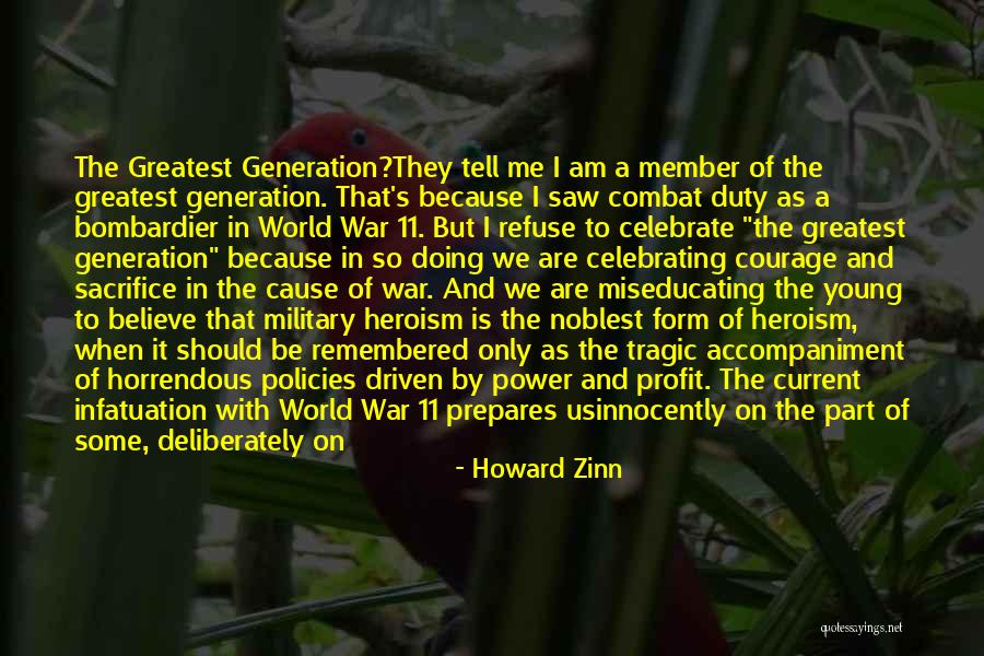 In The Past Quotes By Howard Zinn