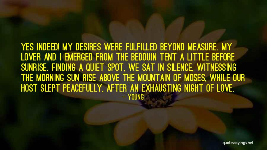 In The Silence Of The Night Quotes By Young