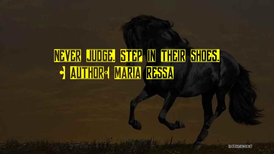 In Their Shoes Quotes By Maria Ressa