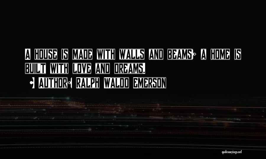 In This Home Wall Quotes By Ralph Waldo Emerson