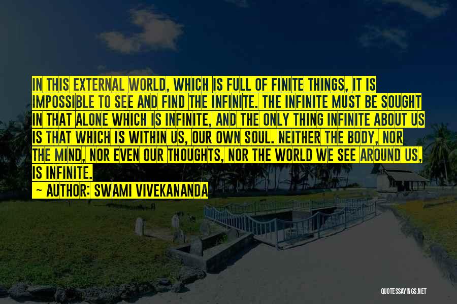 In This World Alone Quotes By Swami Vivekananda