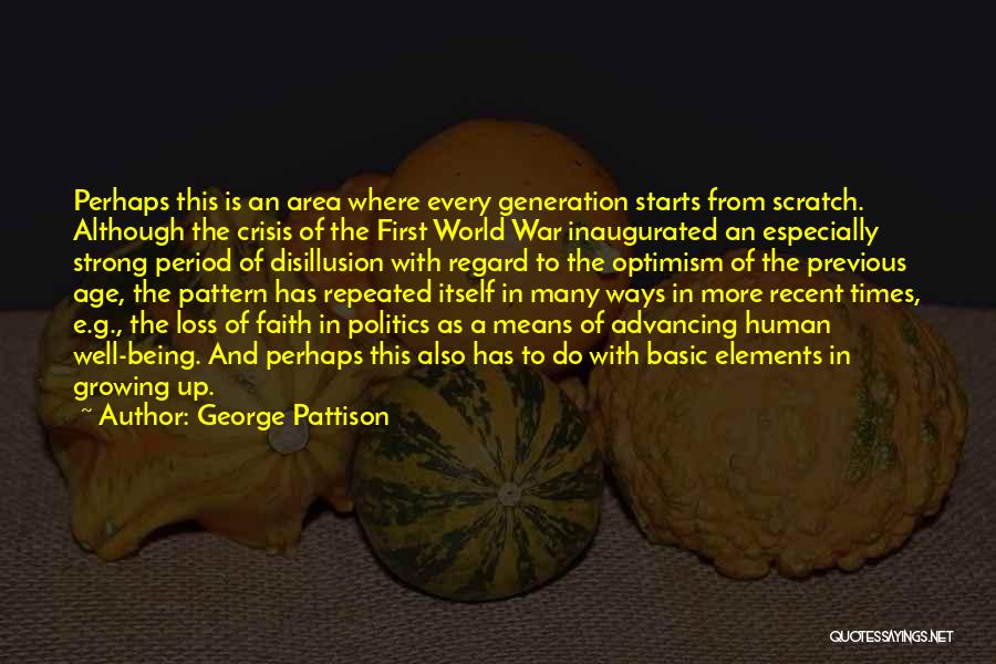 In Times Of Crisis Quotes By George Pattison