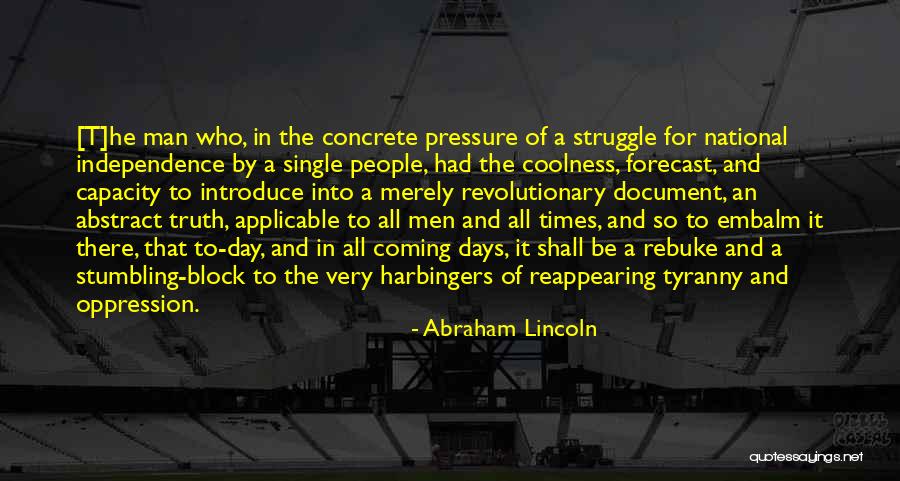 In Times Of Struggle Quotes By Abraham Lincoln