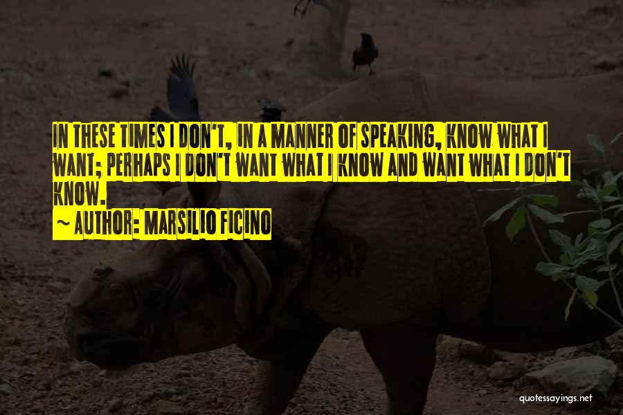 In Times Of Uncertainty Quotes By Marsilio Ficino