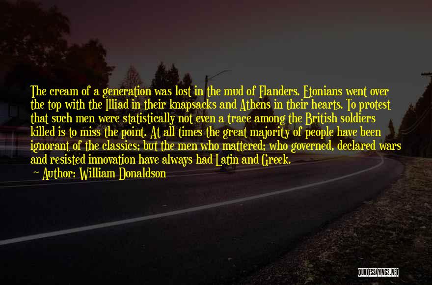 In Times Quotes By William Donaldson