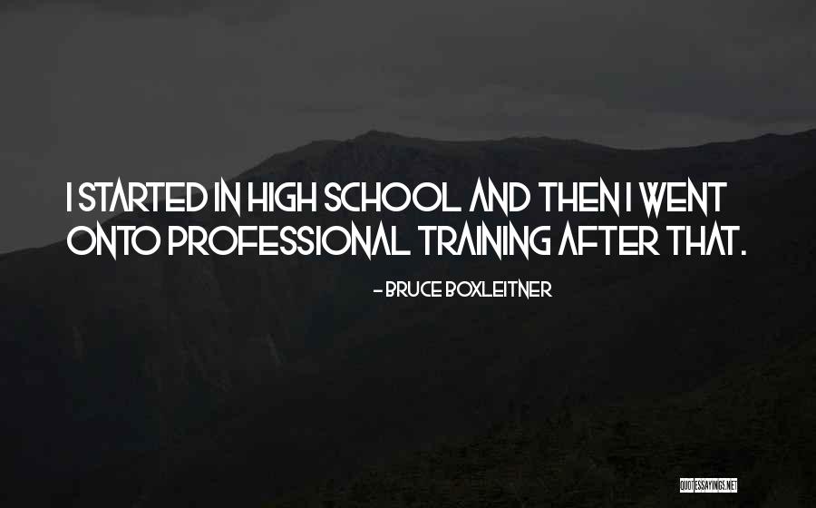 In Training Quotes By Bruce Boxleitner In Training Quotes By Bruce Boxleitner