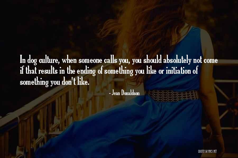 In Training Quotes By Jean Donaldson