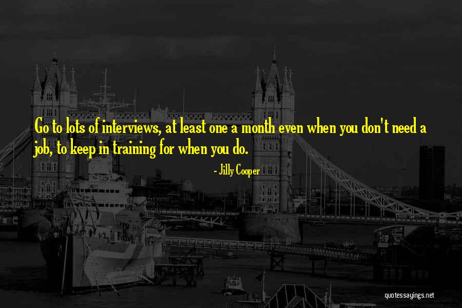 In Training Quotes By Jilly Cooper