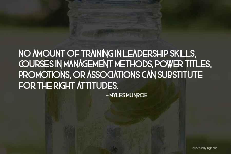 In Training Quotes By Myles Munroe