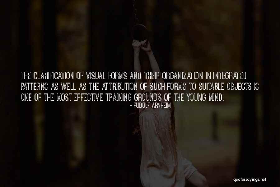 In Training Quotes By Rudolf Arnheim In Training Quotes By Rudolf Arnheim