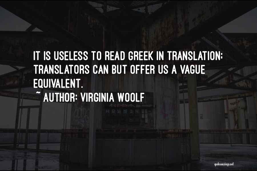 In Translation Quotes By Virginia Woolf