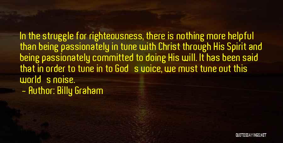 In Tune Quotes By Billy Graham