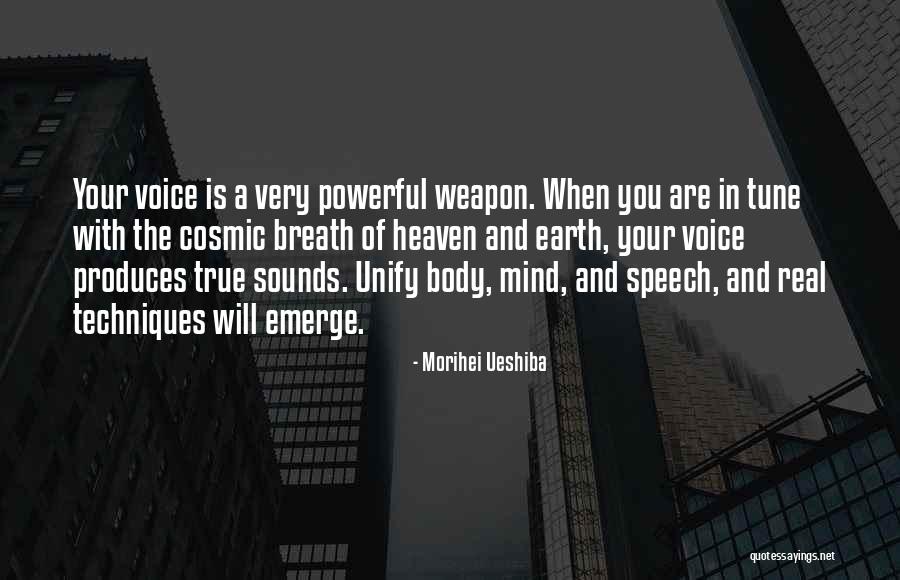 In Tune Quotes By Morihei Ueshiba