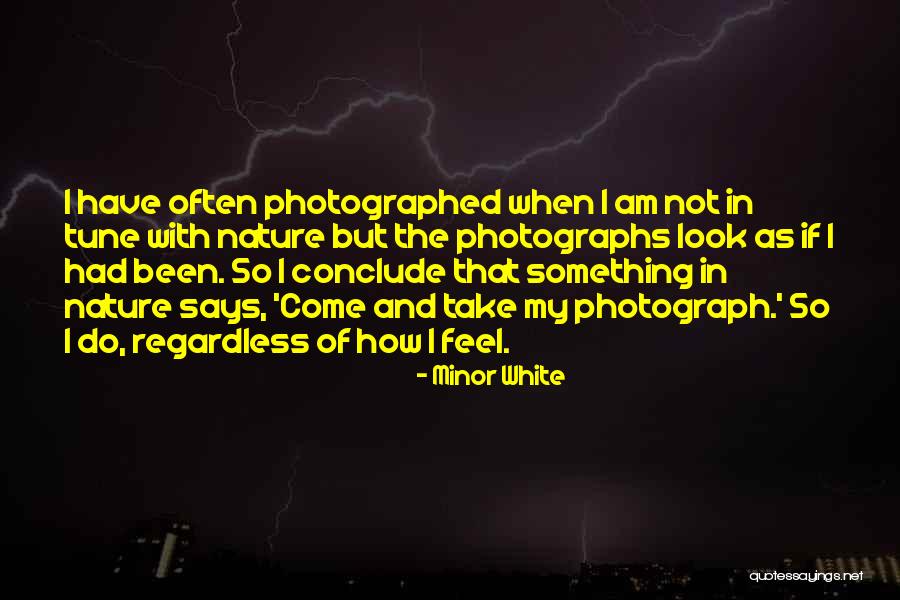 In Tune With Nature Quotes By Minor White In Tune With Nature Quotes By Minor White