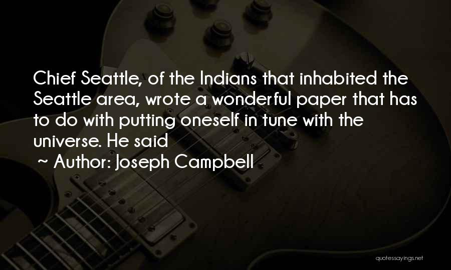 In Tune With The Universe Quotes By Joseph Campbell