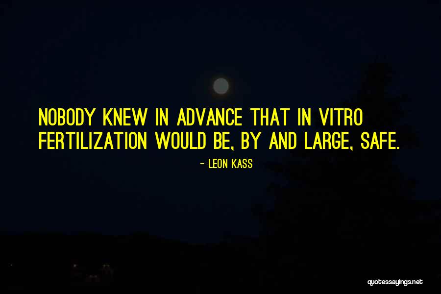 In Vitro Quotes By Leon Kass In Vitro Quotes By Leon Kass