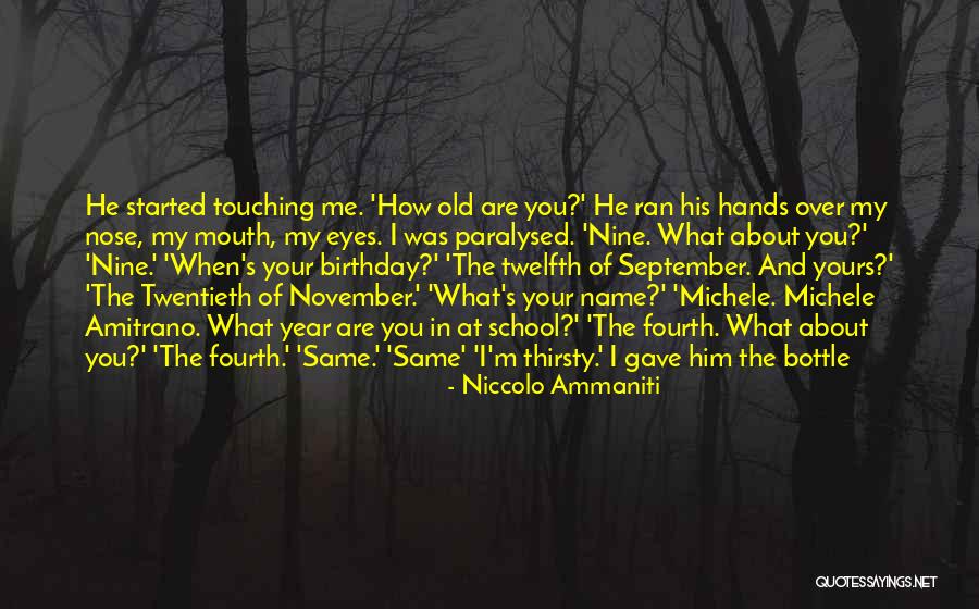 In Your Birthday Quotes By Niccolo Ammaniti